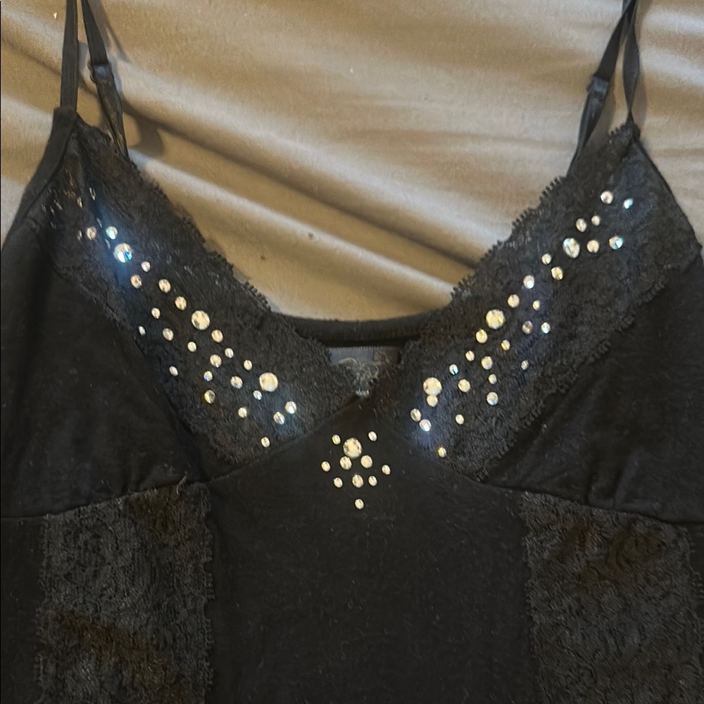 GUESS  Black Lace Women's  camisole Top - Picture 3 of 4